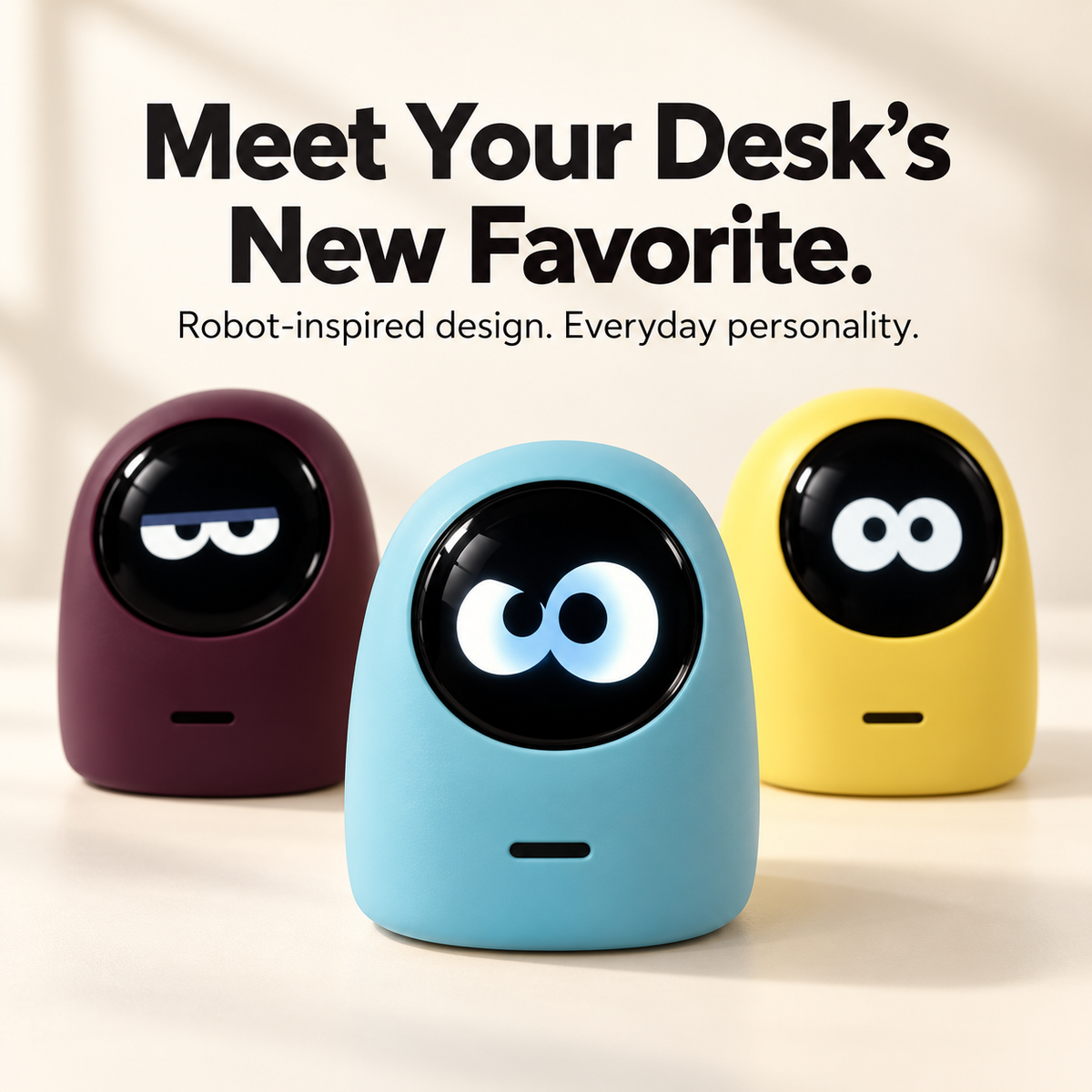 3-Piece Set Robot USB-C Charger